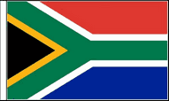 South Africa Hand Waving Flags